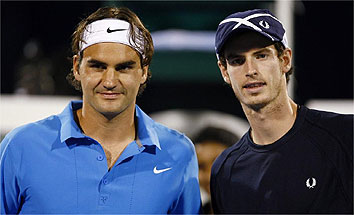 Federer cae ante Murray en la primera ronda de Dubai