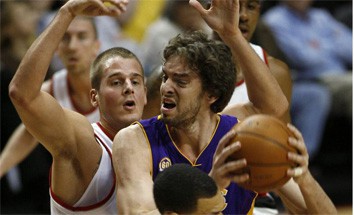Gasol contra los Blazzers