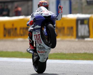 Jorge Lorenzo consigue la pole en Jerez