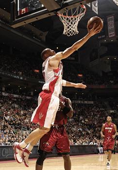Parker en la victoria de los Raptors frente a Miami