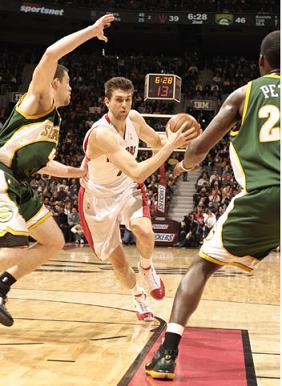 Raptors vence Seattle Supersonics