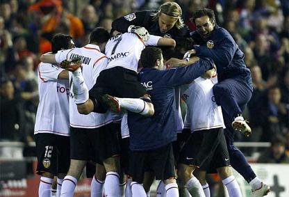 El Valencia elimina al Barça y pasa a la final de la Copa del Rey