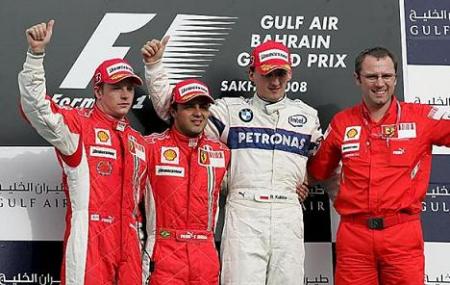 Podium del GP de Bahrein