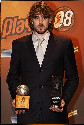 Marc Gasol fue elegido MVP de la temporada regular en la Liga ACB