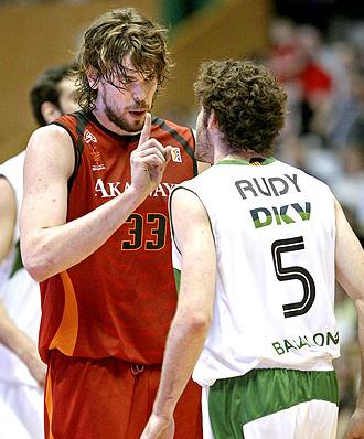 Rudy Fernandez y Marc Gasol seran decisivos en el partido de esta noche entre DKV y Akasvayu