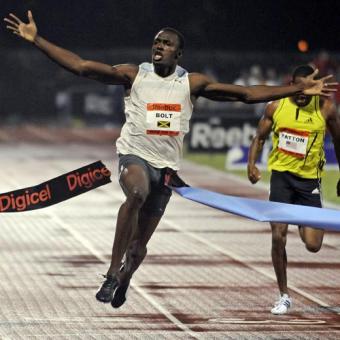 Usain Bolt batió el record del mundo de los 100 metros
