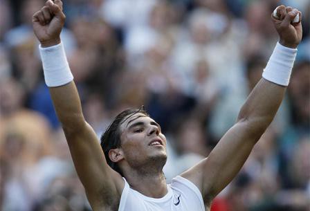 Rafa Nadal accede a semifinales en Wimbledon