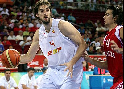Gasol fue el jugador mas destacado en los cuartos de final frente a Croacia